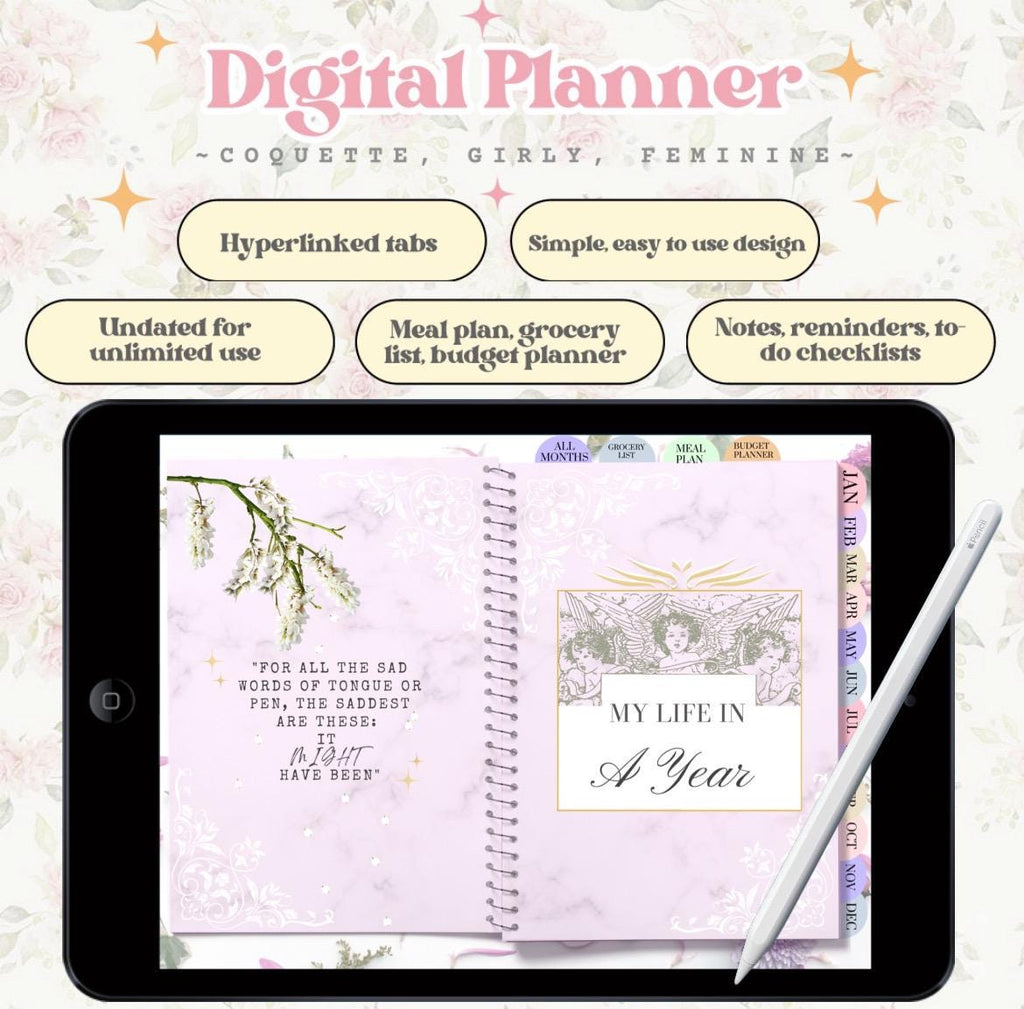 Coquette Daily Planner