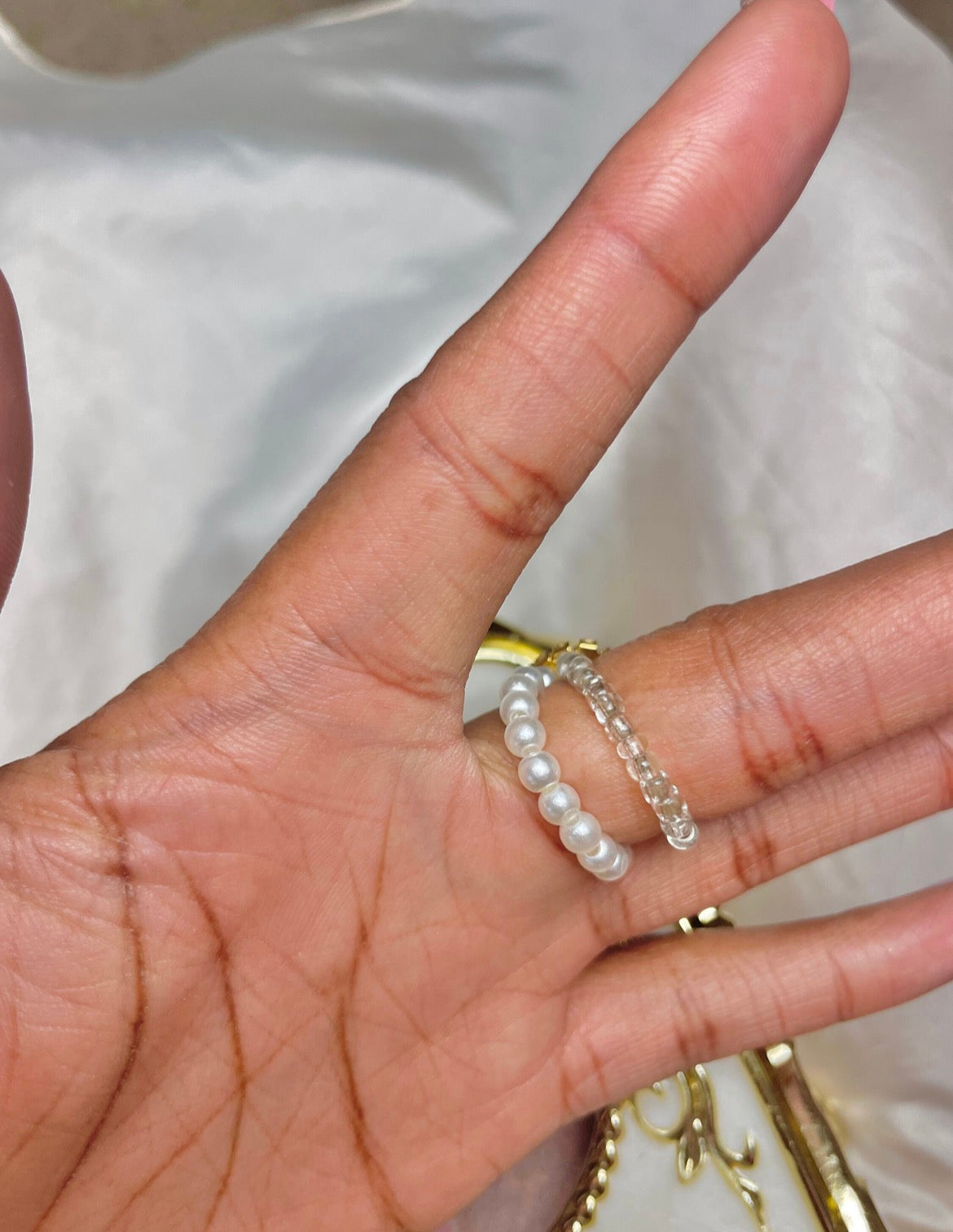 Sweetheart Beaded Ring